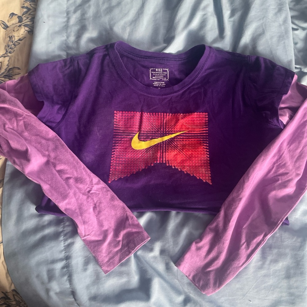 Y2k Nike crop top